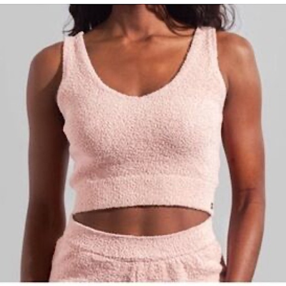 Buffbunny Buff Bunny Loop Yarn Terry Short Set Cami Cropped Tank Top Loungwear - Picture 4 of 13